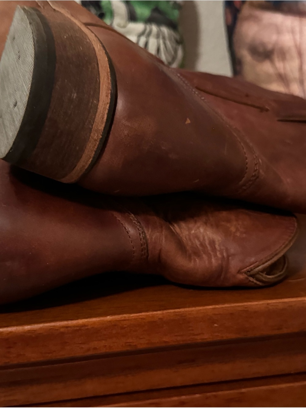 Frye Brown Leather Ankle Boots - Picture 8 of 8